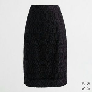 J. Crew Factory Lace Pencil Skirt